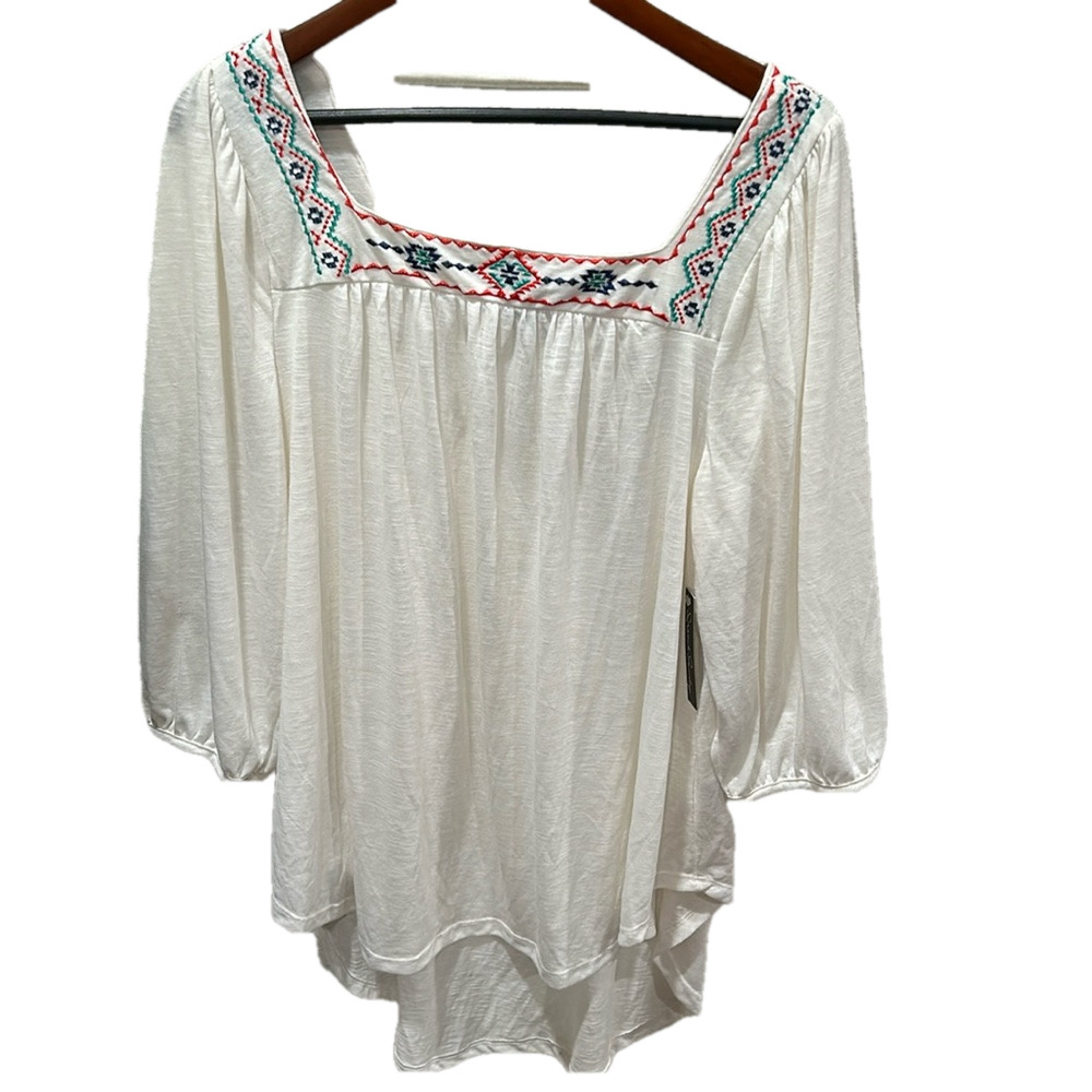 French Laundry white blouse size 1X NWT